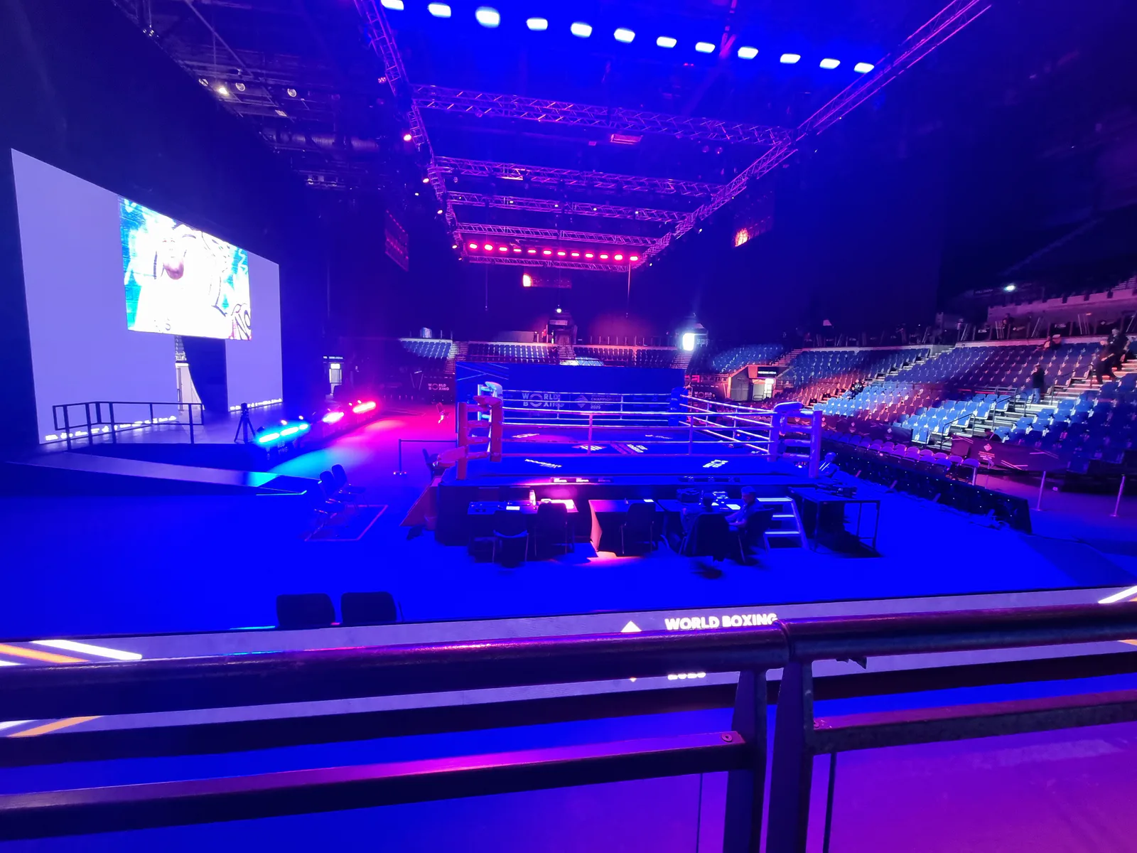 Στιγμιότυπο από το Παγκόσμιο Πρωτάθλημα World Boxing του 2025.