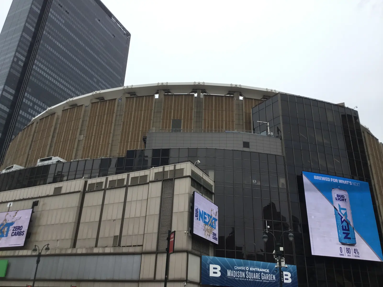 Το Madison Square Garden στη Νέα Υόρκη στις 18 Απριλίου 2022.