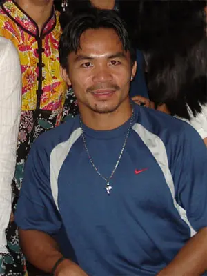 Ο Manny Pacquiao στο Cebu City το 2007.