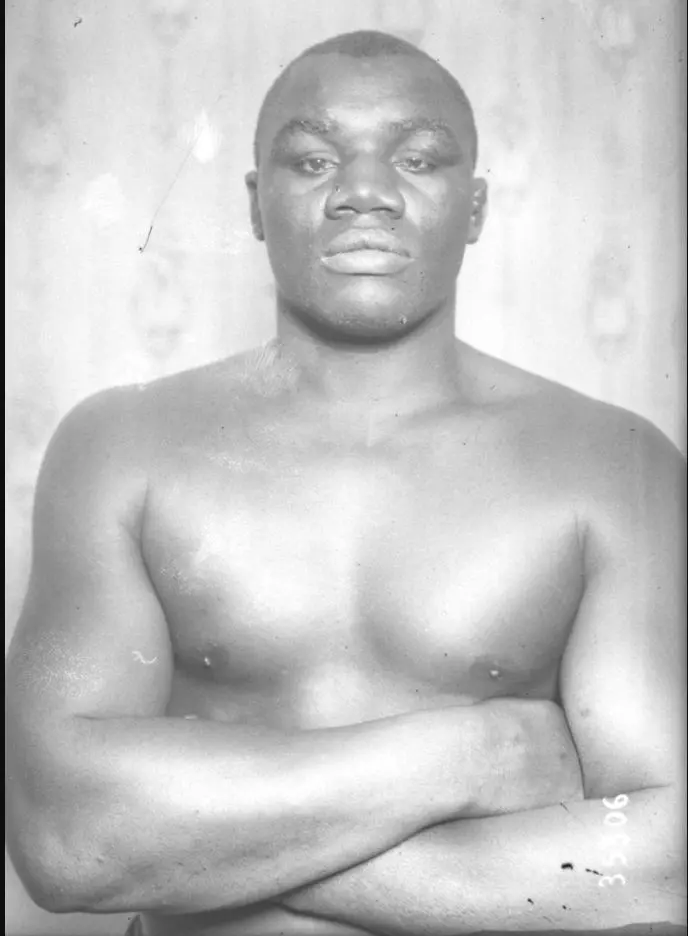 Ο Sam Langford σε ιστορική φωτογραφία του 1913.